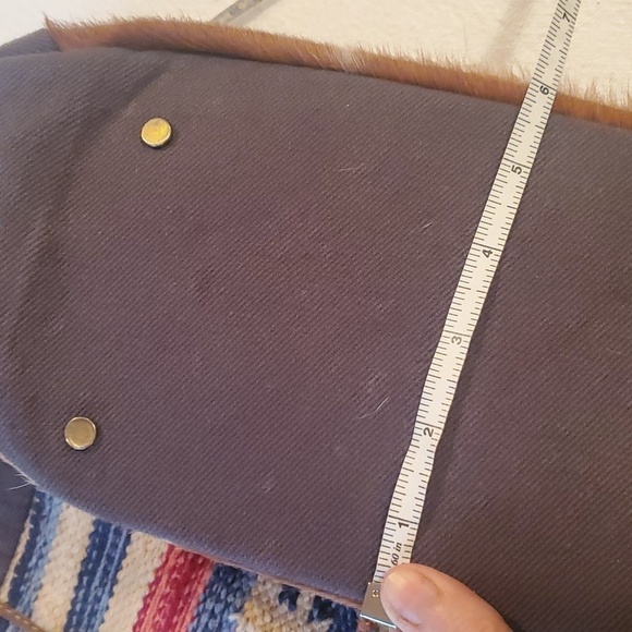 Myra Bag Southwest Leather CottonCarve Bucket Pockets Shoulder Bag NWOT - Picture 13 of 13